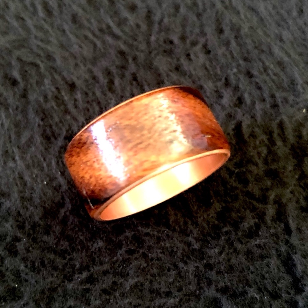 Copper and Rosewood ring